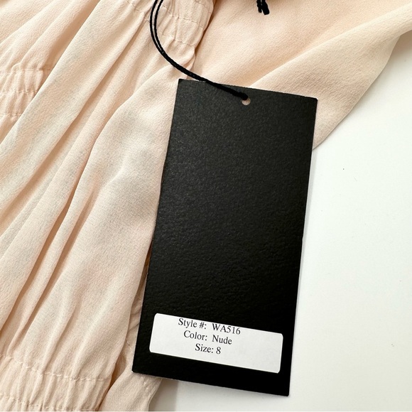 Thakoon Silk Nude Ruched Dress - Picture 8 of 13